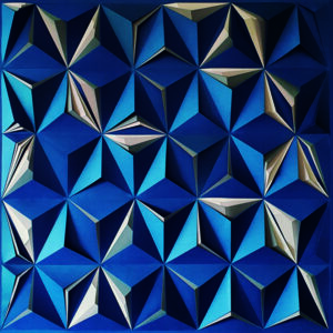 MARÉ – 53cm x 53cm x 5cm COM MOLDURA